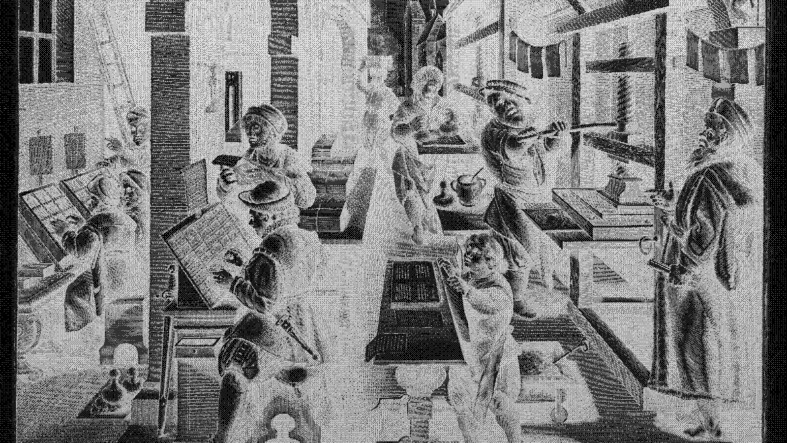 Etching illustration for: Gemini 3 Deep Think / 推論がインフラになるとき